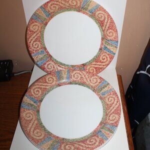 Lot of 5 Corelle Sand Art 10.25" Dinner Plate